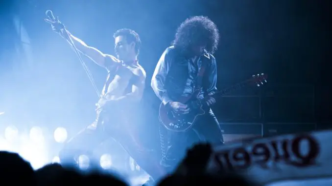 Bohemian Rhapsody - Freddie Mercury (Rami Malek) und Brian May (Gwilym Lee)