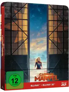 Captain Marvel Steelbook Blu-ray Cover