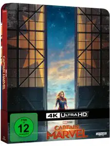 Captain Marvel UHD Steelbook Blu-ray Cover