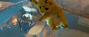 Pikachu (RYAN REYNOLDS) im Kampf