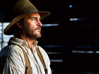 Charlie (Joaquin Phoenix) in The Sisters Brothers