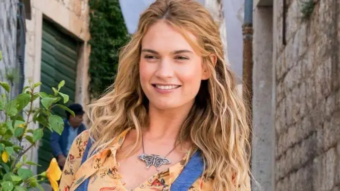 Lily James in Mamma Mia! Here We Go Again