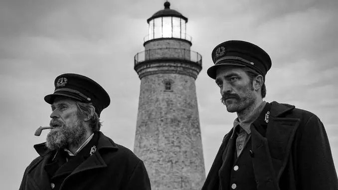 Willem Dafoe und Robert Pattinson in Der Leuchtturm