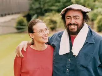 Nicoletta Mantovani mit Luciano Pavarotti