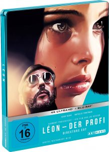 Léon - Der Profi (Limited 25th Anniversary Steelbook Edition) (Director's Cut + Kinofassung) (4K Ultra HD) Cover