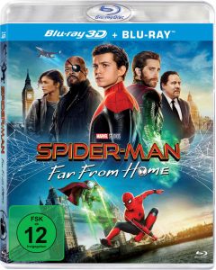 Spider-Man: Far From Home Home 3D Blu-ray Cover