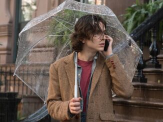 Timothée Chalamet in A Rainy Day in New Yor