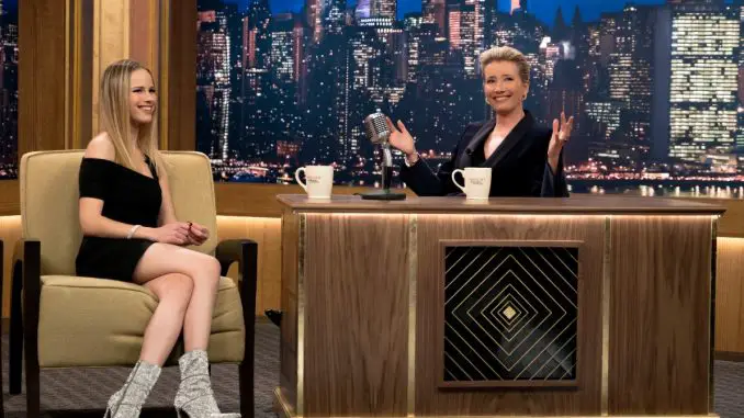 Katherine (Emma Thompson) als Moderatorin in Late Night – Die Show ihres Lebens