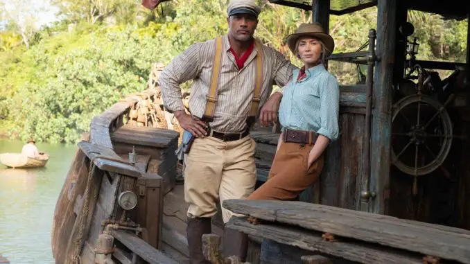 Jungle Cruise - Dwayne Johnson als Frank and Emily Blunt als Lily