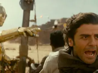 Poe Dameron (Oscar Isaac) und C-3PO (Anthony Daniels)