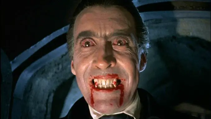 Christopher Lee in Dracula
