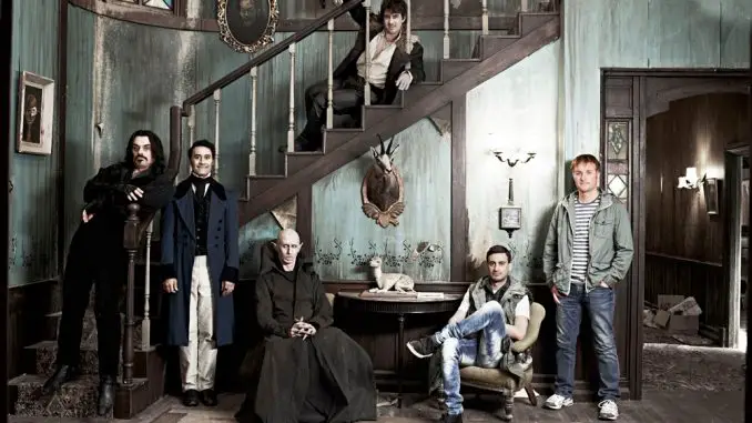 Fünf Zimmer Küche Sarg: Gruppenbild: Vladislav, Viago, Petyr, Deacon, Nick, Stu (vlnr)