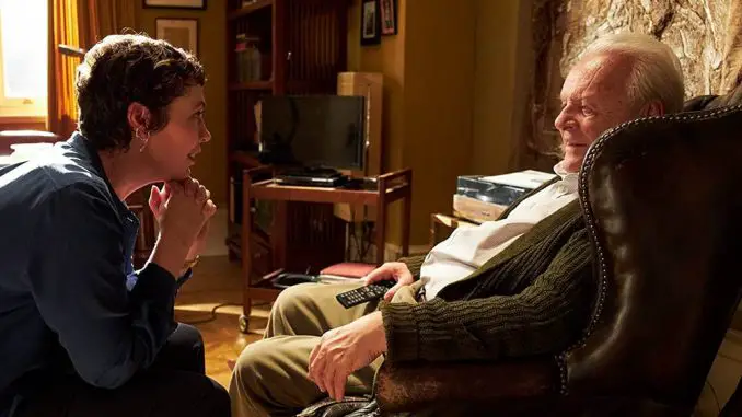Anthony Hopkins und Olivia Colman in The Father