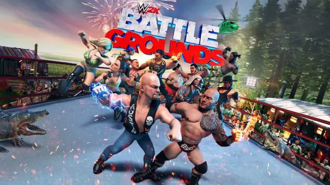 WWE 2K Battlegrounds - Key Art