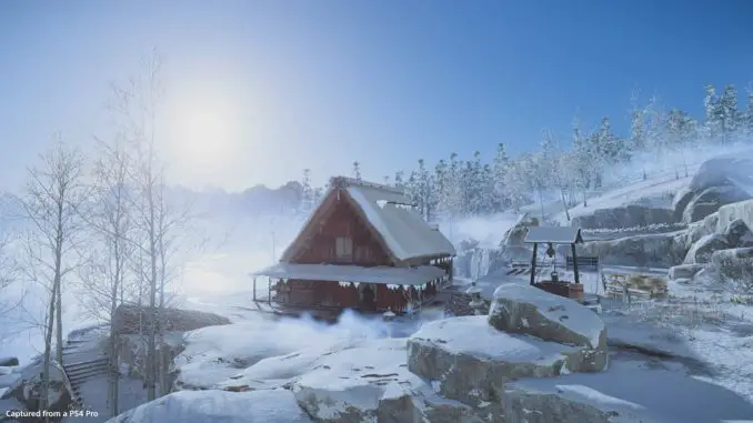 Ghost of Tsushima (PS4) - Eine Farm im Schnee