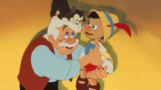 Meister Geppetto und Pinocchio