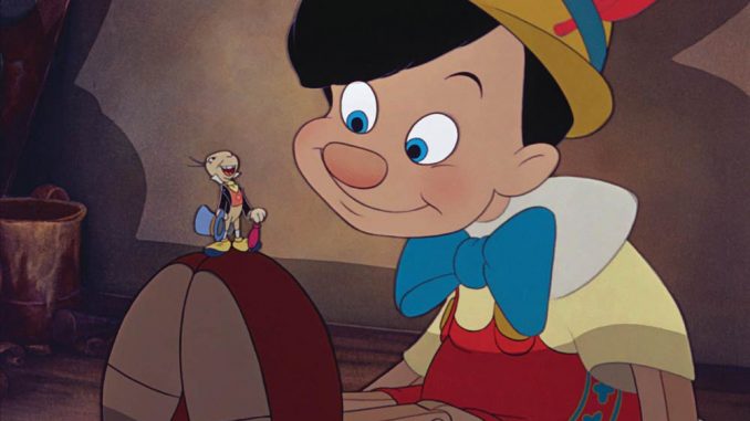 Jiminy Grille und Pinocchio