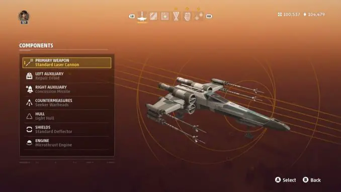 Star Wars: Squadrons - Schiffskomponenten Jäger