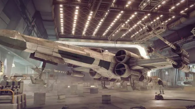 Star Wars: Squadrons - X-Wing im Hangar