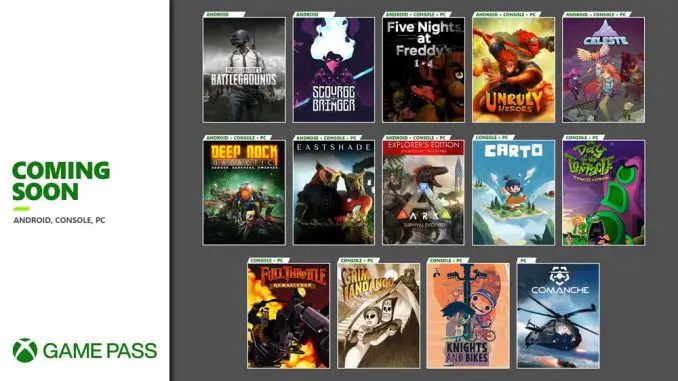Xbox Game Pass: Neue Highlights im November