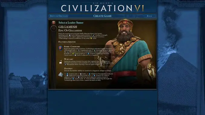 Civilization VI - Mod: Civilizations Expanded