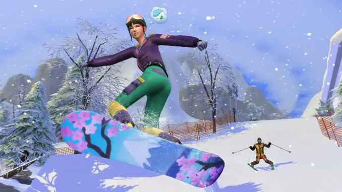Die Sims 4 - Ab ins Schneeparadies: Snowboarden