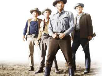 John Wayne, Dean Martin, Michael Anderson Jr. und Earl Holliman in Die vier Söhne der Katie Elder