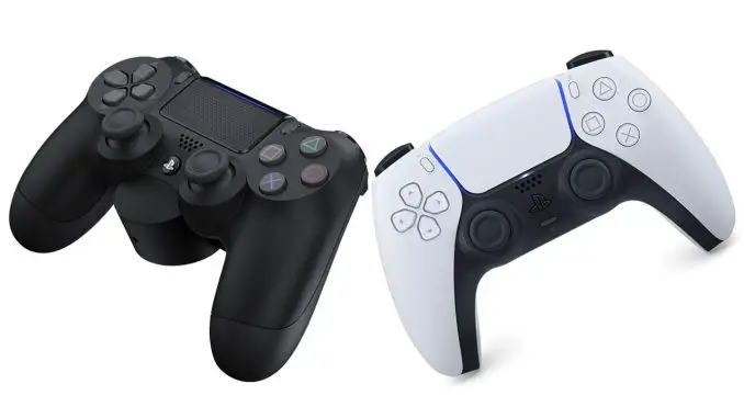 PS4 DualShock 4 und PS5 DualSense Controller