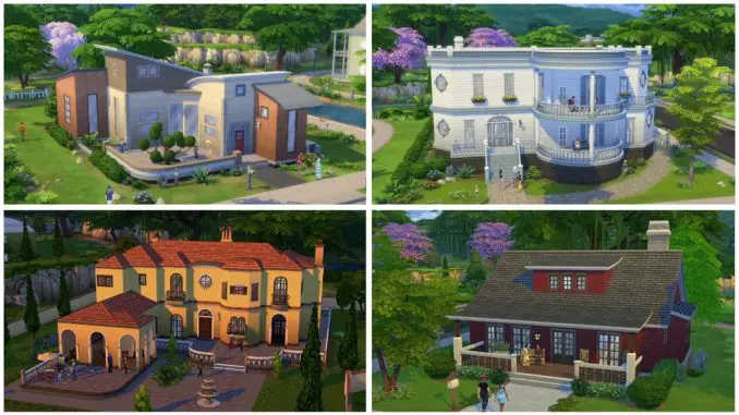 Die Sims 4 - Es gibt viele schöne Häuser zu bewohnen
