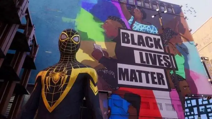 Spider-Man: Miles Morales - Black Lives Matter Wandgemälde