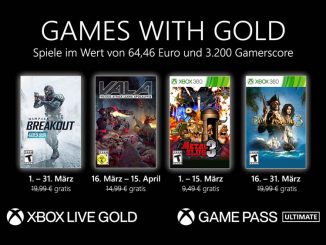 Games with Gold: Diese Spiele gibt es im März 2021 gratis