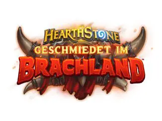 Hearthstone: Geschmiedet im Brachland - Logo