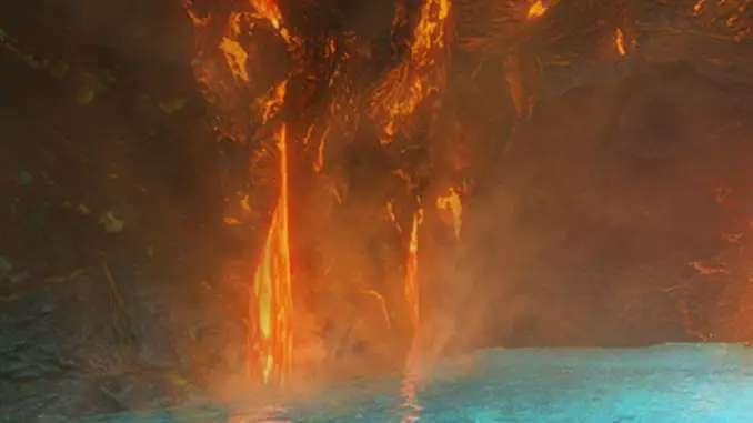 Monster Hunter Rise: In den Lavahöhlen kann man Drachenit-Erz finden