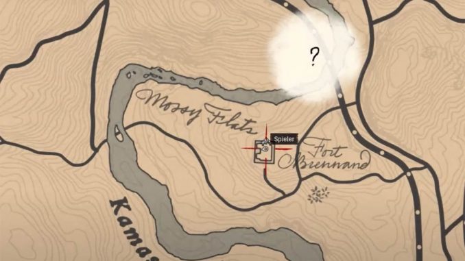 Red Dead Redemption 2: Bürgerkriegsmesser - der Standort auf der Karte