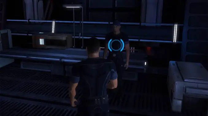 Mass Effect 2: Der Ausrüstungsoffizier vergibt die Spectre Waffen und Ausrüstung