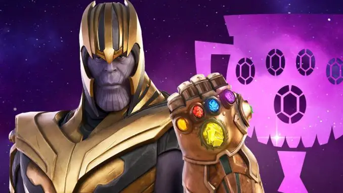 Fortnite: Thanos Cup - Thanos-Outfit und das Rücken-Accessoire "Infinity Handschuh"