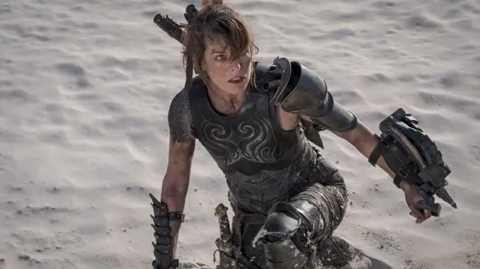 Monster Hunter - Artemis (Milla Jovovich) blickt dem schier übermächtigen Feind ins Auge.