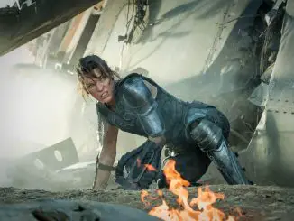 Monster Hunter - Artemis (Milla Jovovich) vor ihrem letzten Angriff.