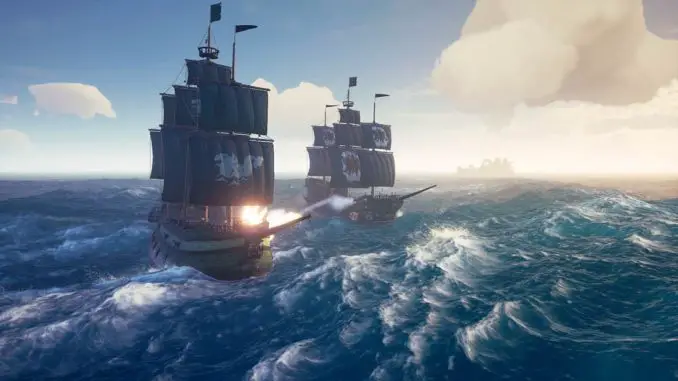 Sea of Thieves: Piratenschiffe auf hoher See