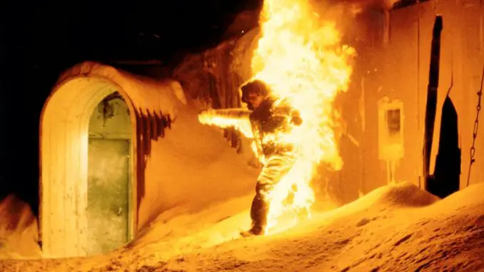 The Thing: in Flammen