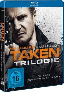 96 Hours - Taken 1-3 Blu-ray-Box