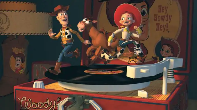 Toy Story 2 - Woody, Prospector und Jessie