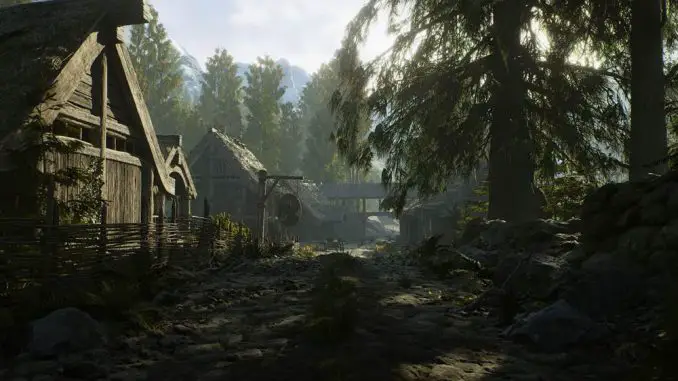Skyrim: Flusswald in Unreal Engine 5