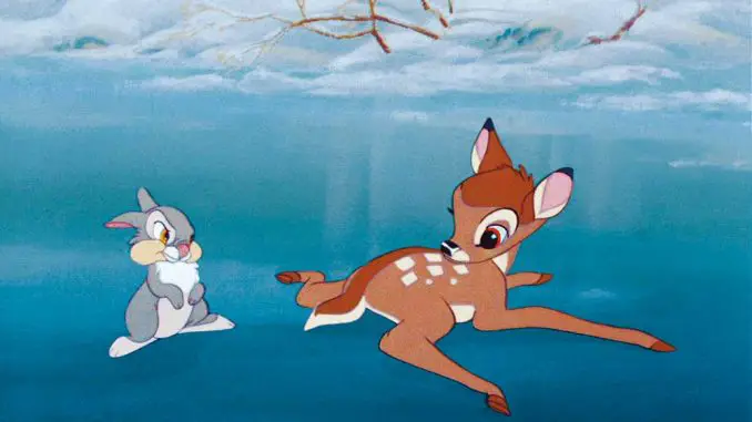 Bambi und Klopfer auf dem Eis