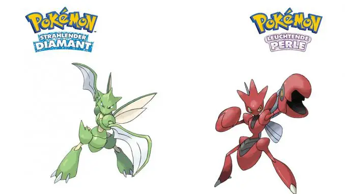 Pokémon Strahlender Diamant und Leuchtende Perle - Sichlor und Scherox