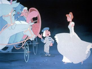 Cinderella vor der Kutsch