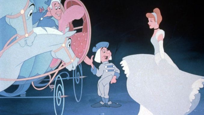 Cinderella vor der Kutsch
