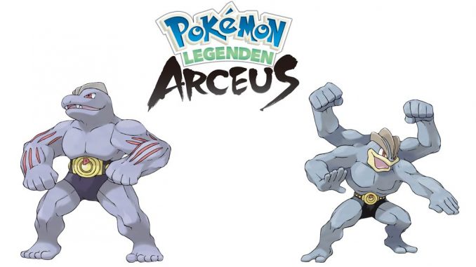 Pokémon Legenden: Arceus - Maschock und Machomei