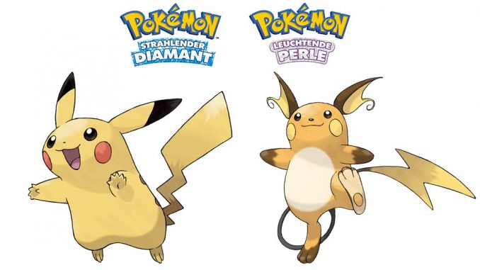 Pokémon Strahlender Diamant und Leuchtende Perle - Pikachu und Raichu