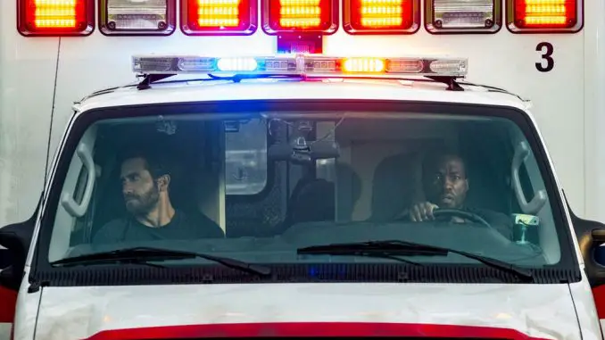 Ambulance - Jake Gyllenhaal und Yahya Abdul-Mateen II